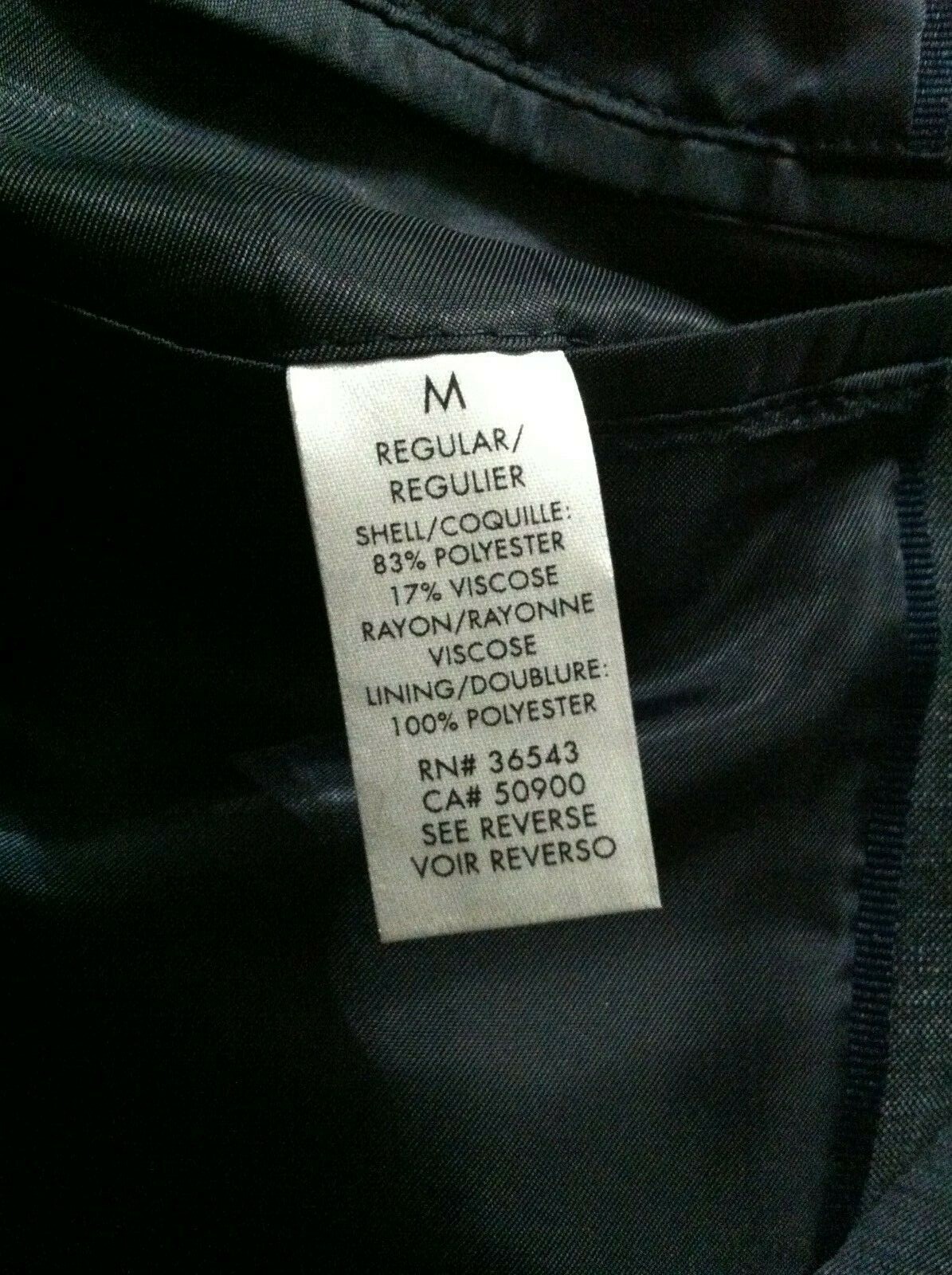 CALVIN KLEIN CALVIN KLEIN MENS GRAY 83%PLYSTR 17%VISCOSE SPORT COAT JACKET BLAZER SZ:M