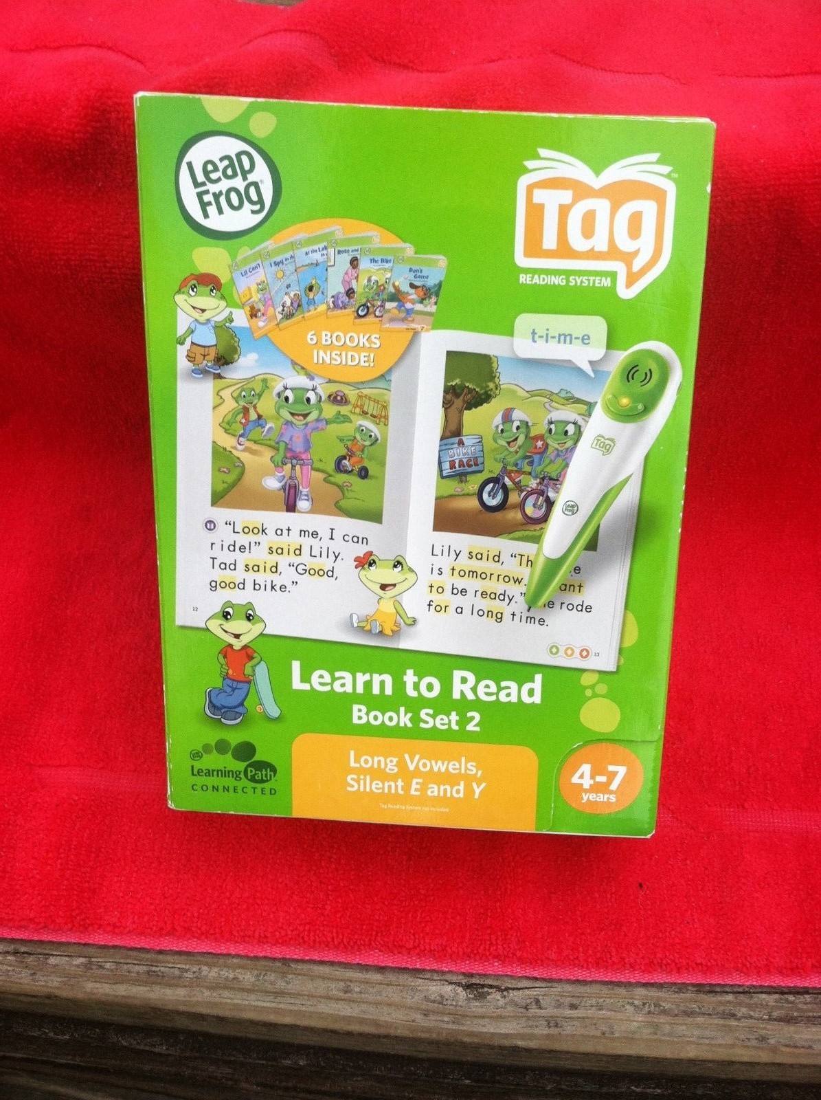Leap Frog Tag Reading System Short Vowels & Long Vowels Book Sets 1 & 2 12 Books