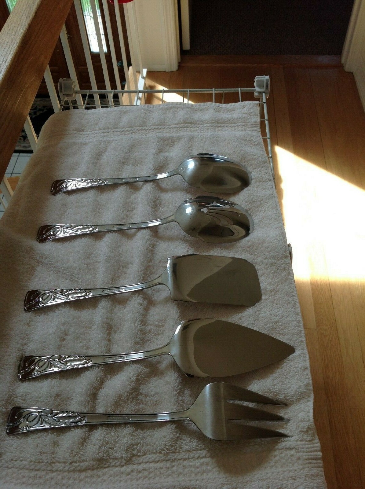 Lenox Holiday Serving Utensils Set 5pc  Stainless Steel 18/10