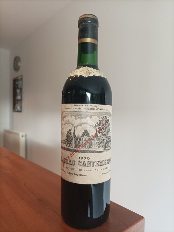 ChÃ¢Teau Cantemerle - Gcc 5 - Haut-MÃ©Doc  - 1970