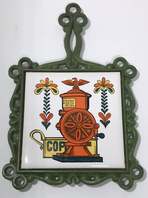 Vintage Japanese Metal trivet bottle pot plate vase stand tabletop trivet protector circa 1970-80/'s English Shop
