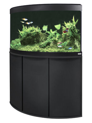 Fluval Venezia 190L Aquarienkombination mit Unterschrank - Farbe: Schwarz