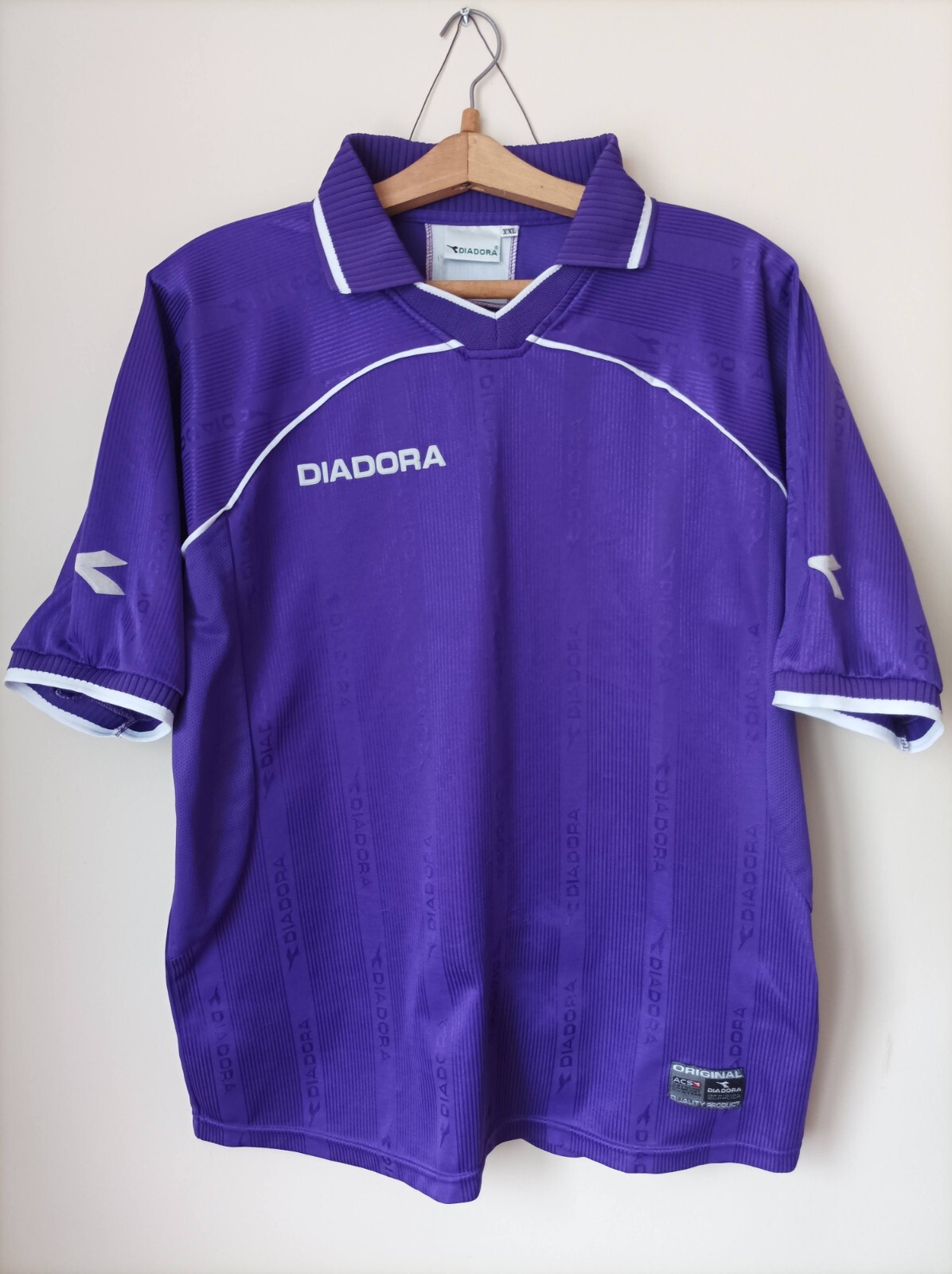 ウェア 90s vintage Diadora Football Shirt Vintage 1990s Diadora Italy Football Soccer Template Shirt