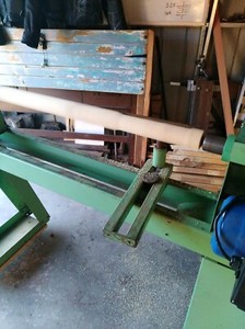Steel framed single phase wood lathe Power Tools 