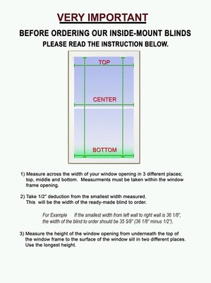 US Window and Floor 2" Cordless Faux Wood Blinds, Fit Windows 71 7/8" - 72 1/...