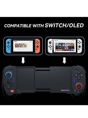 Shan Wan Mobile Game Controller Q17 Black Upgraded Brand New