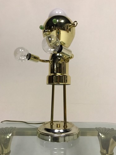 【送料込】DULTON PORCELAIN ROBOT LIGHT CHROME Torino Chrome Robot Lamp sold at auction on 2nd June | Bidsquare