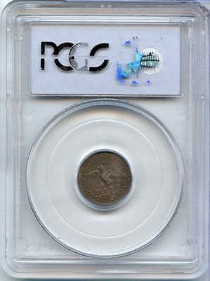 1792 Half Disme Dime Mint Error PCGS VF 25 - Laminated Planchet Obverse JY872