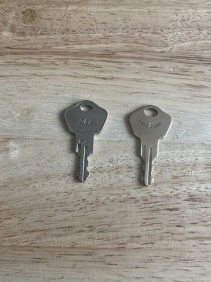 2 Original Sentry Safe Keys # 3A2