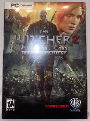 The Witcher 2: Assassins of Kings Enhanced Edition  (PC, 2012) Brand New Sealed