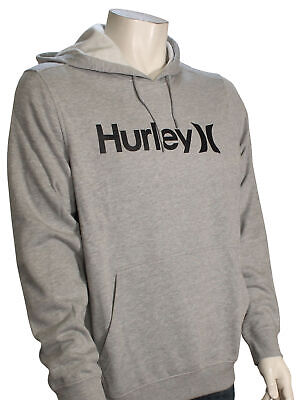 Флисовый пуловер с капюшоном Hurley One and Only — темно-серый Хизер — новинка