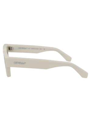 Pre-owned Off-white Oeri129s24pla0010155 Manchester White Green Sunglasses
