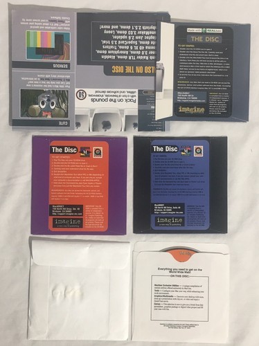 Lot Of (5) MACADDICT & MACUSER Magazine Apple Macintosh Mac CD-ROM Disc Software