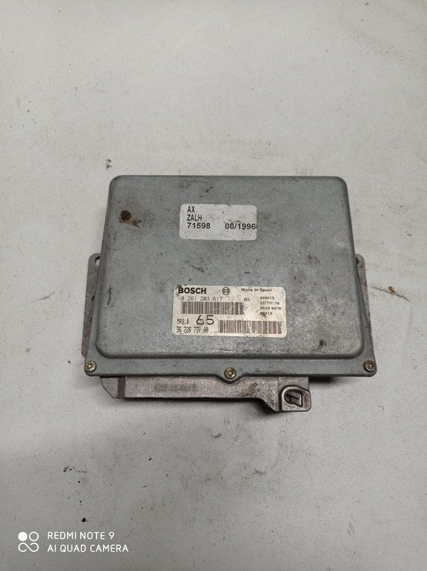 Calculateur Moteur Ecu Citroen Ax 1.0i 0261203617 / 9622677780 (85c)