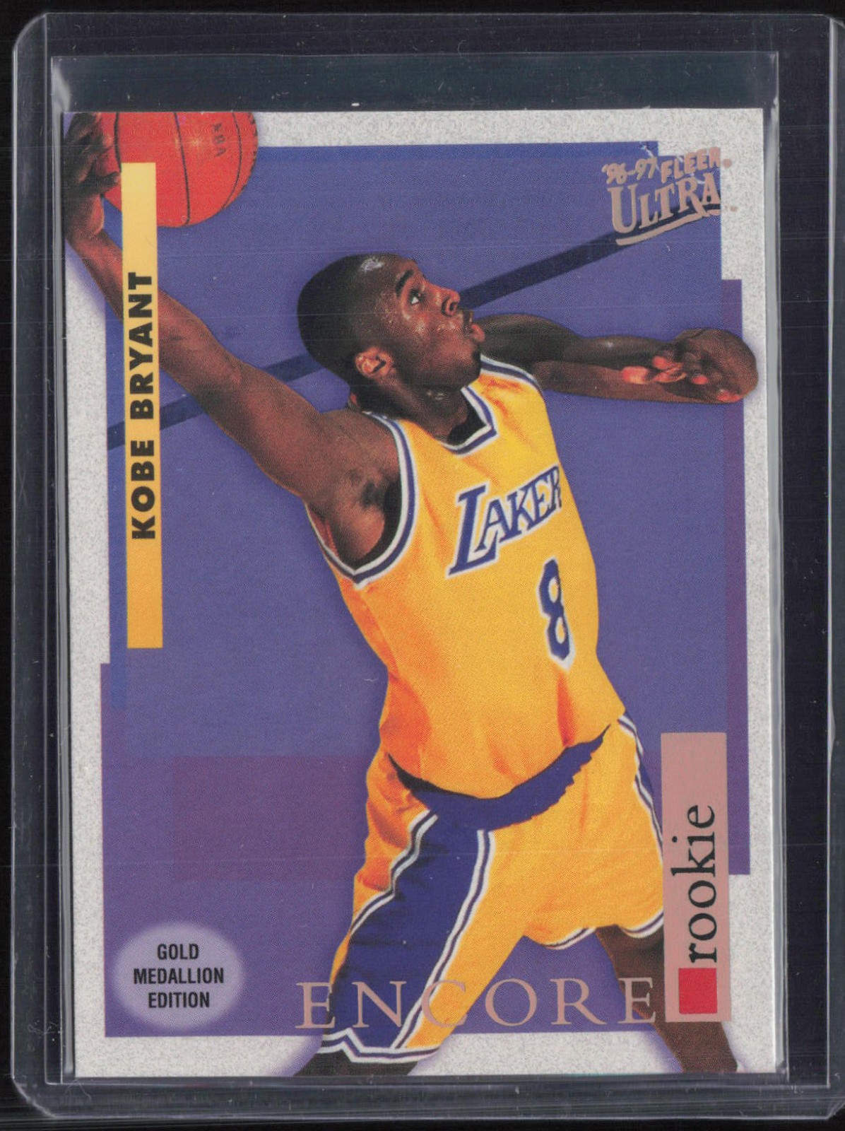 1996 Fleer Ultra Rookie Encore Gold Medallion Edition Kobe Bryant RC Rookie