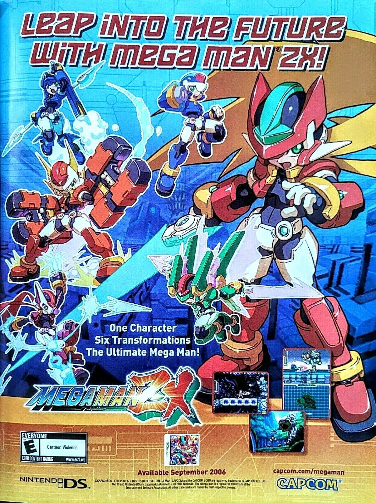 2006 MEGA MAN MEGAMAN ZX Nintendo DS Video Game = Official 2006 MEGA MAN MEGAMAN ZX Nintendo DS Video Game = Official