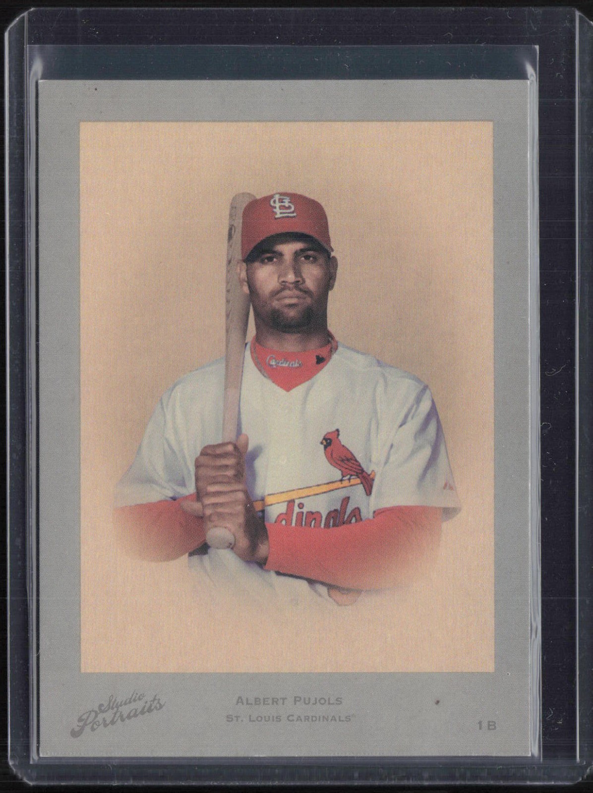 2005 Donruss Studio Portraits Zenith White Albert Pujols /70