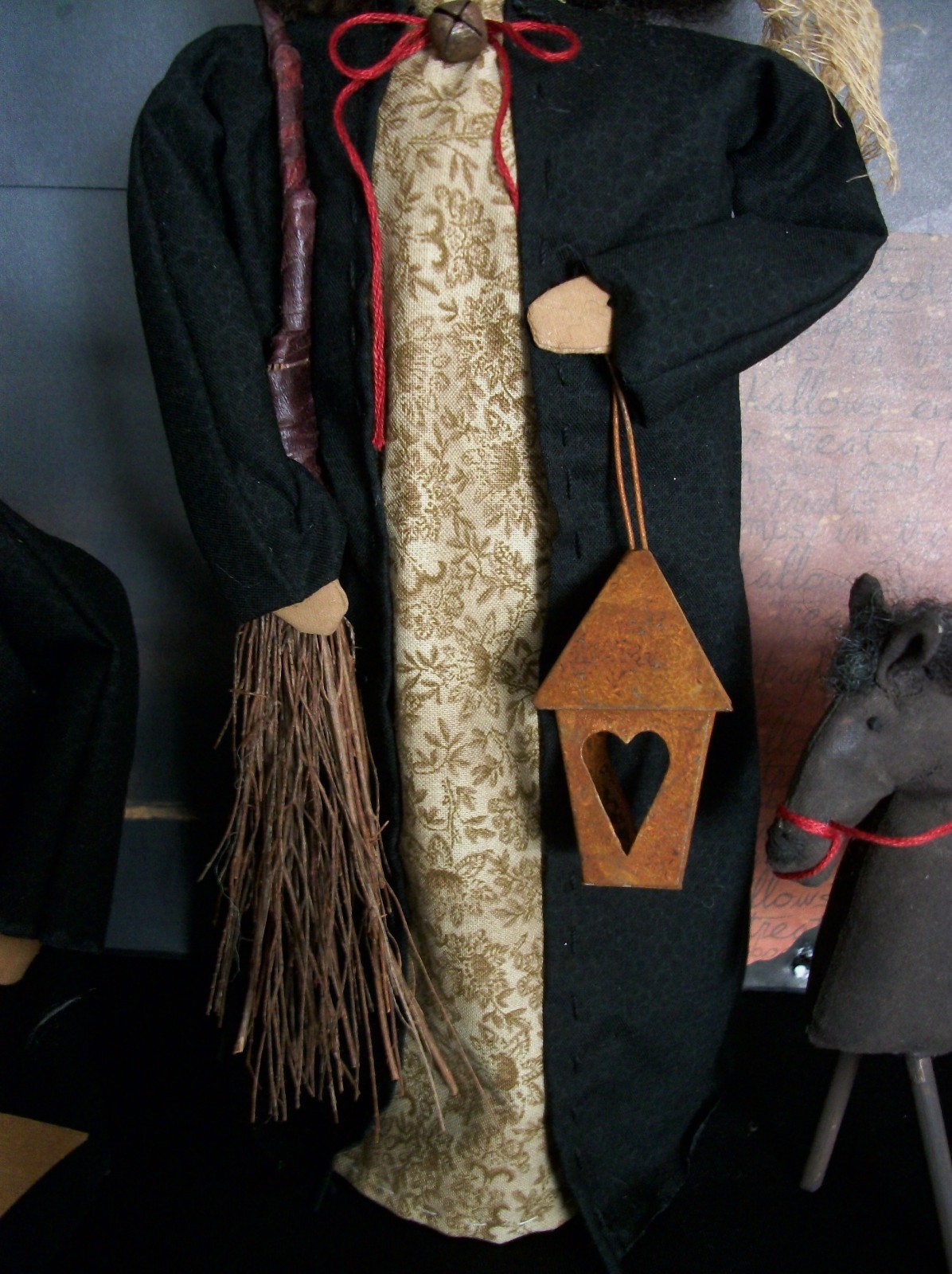 Primitive dolls, Halloween witch's,originals, hand made, by Dumplinragamuffin