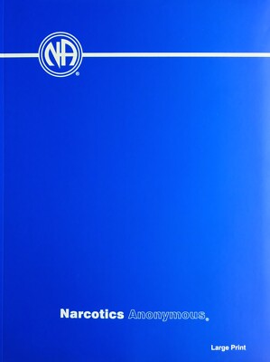 Narcotics Anonymous Basic Text 6th Edition Softcover Large Print  GOOD