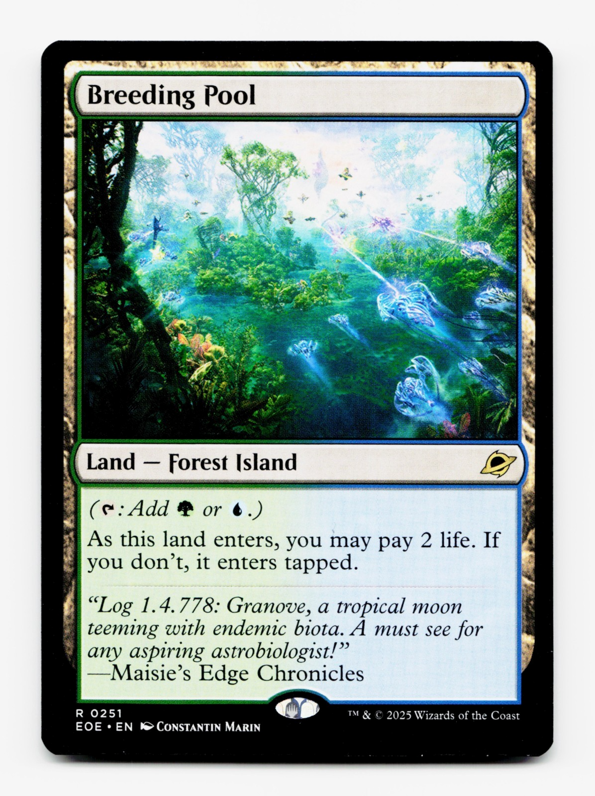 マジック：ザ・ギャザリング - MTG Breeding Pool 繁殖池 NM EXPEDITION Breeding Pool (Borderless) | Edge of Eternities - Variants