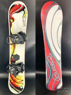 Burton Feelgood 141 cm Snowboard, Burton Stiletto Bindings Burton Feelgood 141 cm Snowboard, Burton Stiletto Bindings