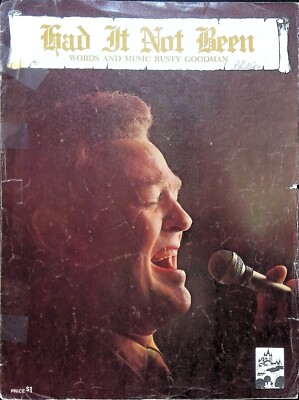 Had It Not Been Sheet Music Rusty Goodman Shaped Notes Four Part Harmony Gospel