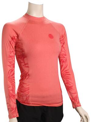 

Женские рашгарды Rip Curl Rincon LS — коралловые — новинка, Красный