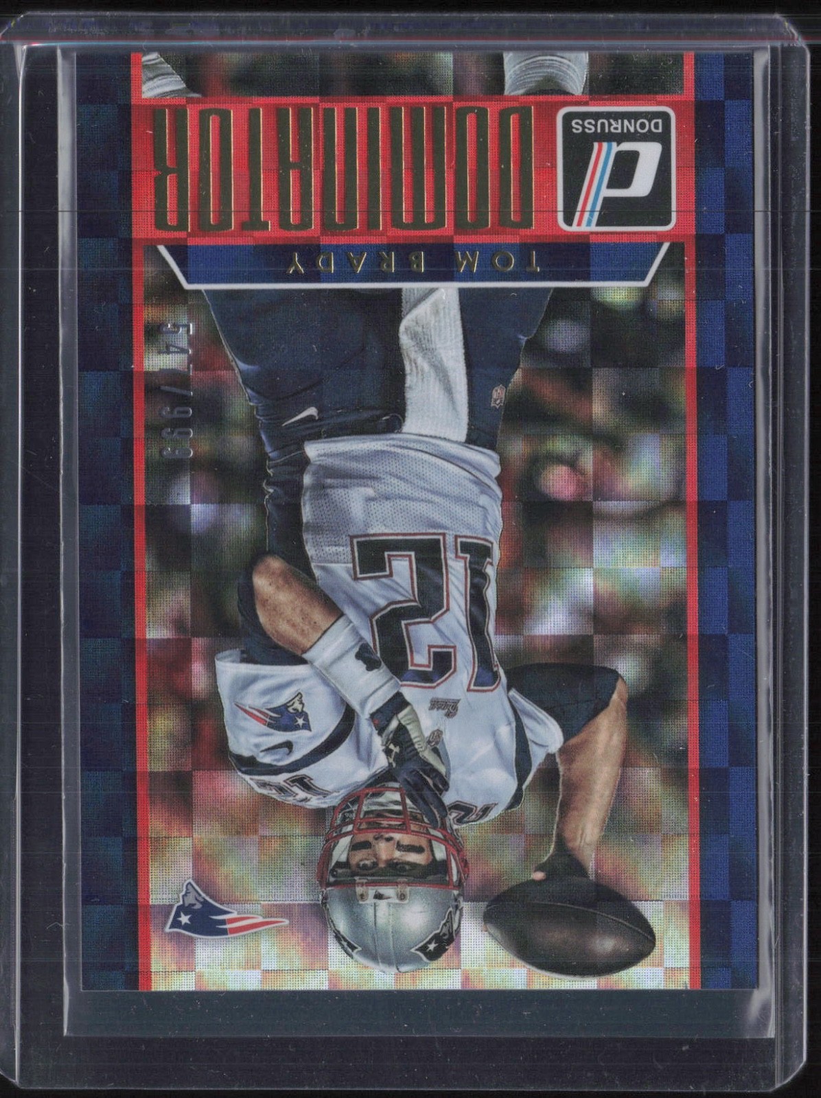 2015 Panini Donruss Geometric Refractor #26 Tom Brady 547/999 #2