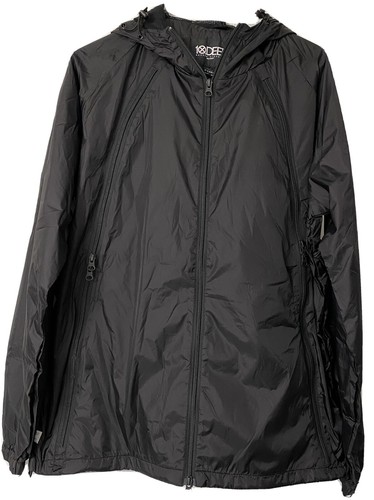 10 Deep Triple Zip Shell Jacket Black Size XL | eBay