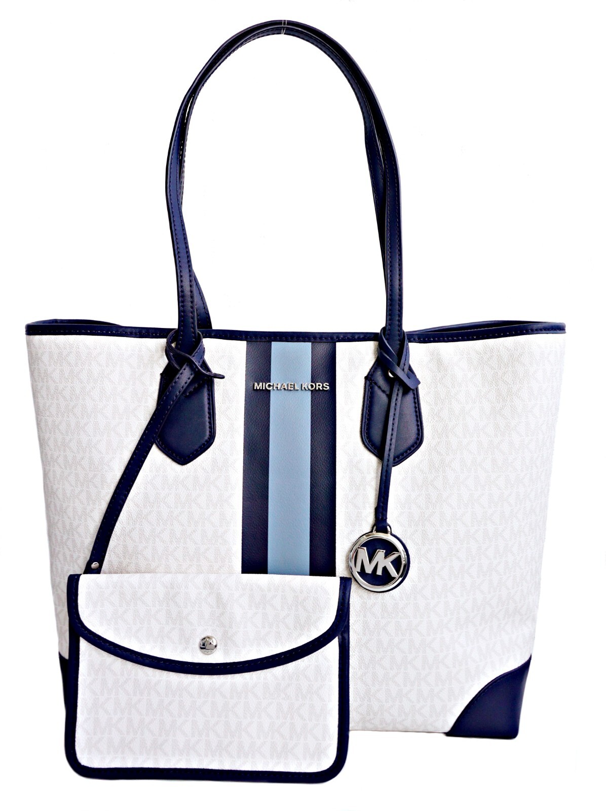 Сумка через плечо Michael Kors Shopper Eva Large Tote ChambrayNavy Новая