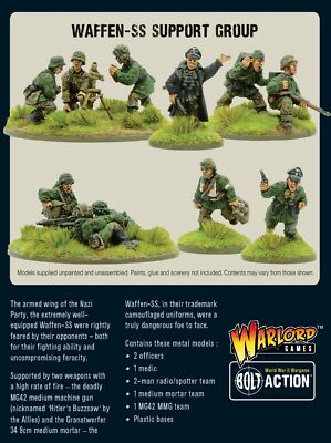 Warlord Games - Боевик: Группа поддержки войск СС, WLG 402212107