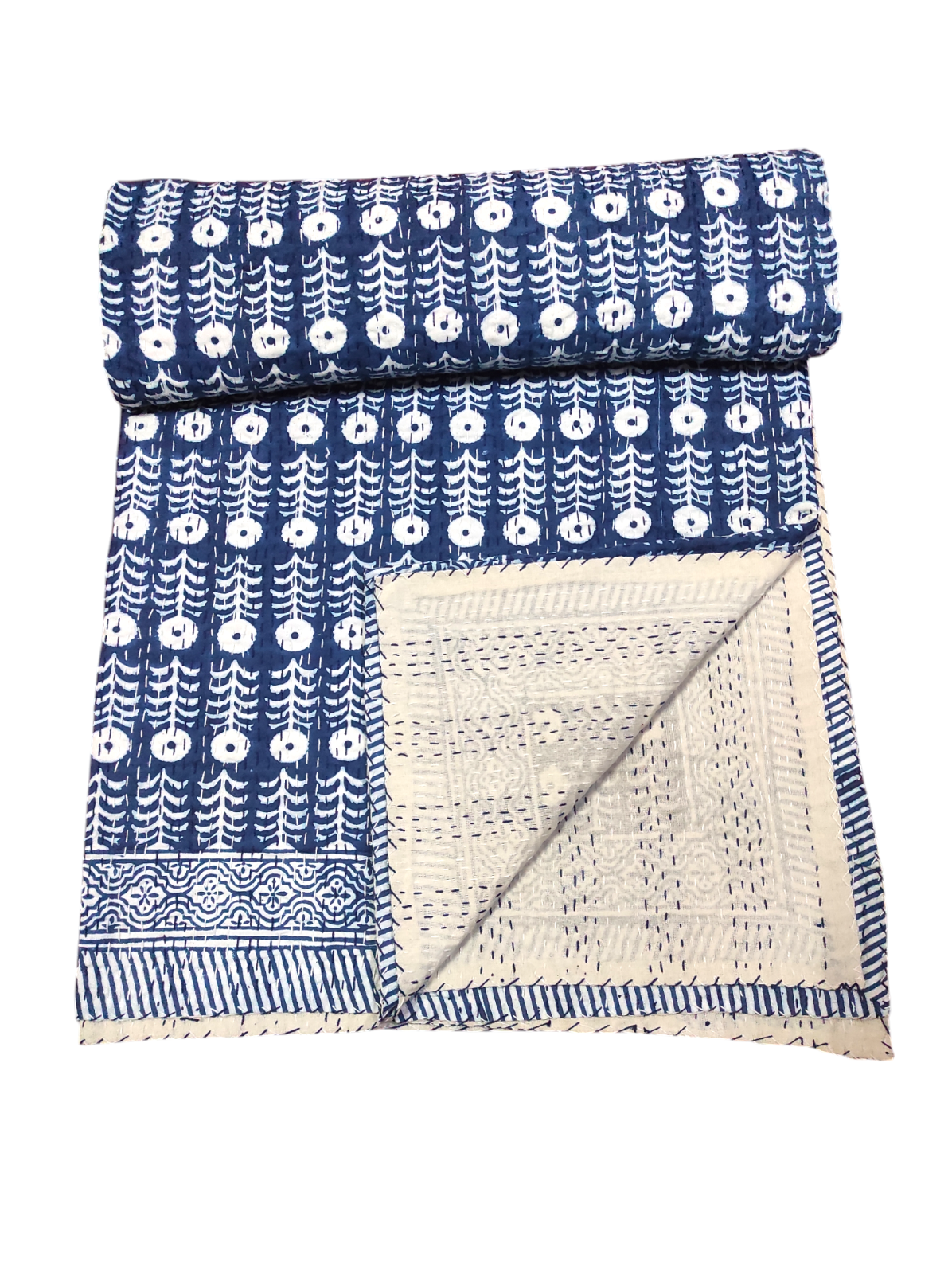 Somukara Indian Handmade Twin Patchwork Cotton Kantha Quilt Throw Blanket Bedspread Throw Gudari並行輸入 Hippie Floral Handblock Quilt Somukara Handmade Indian Kantha