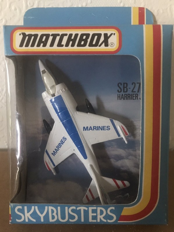 Matchbox  Sky Busters - Sb 27 - Harrier Jet - Marines - 1981