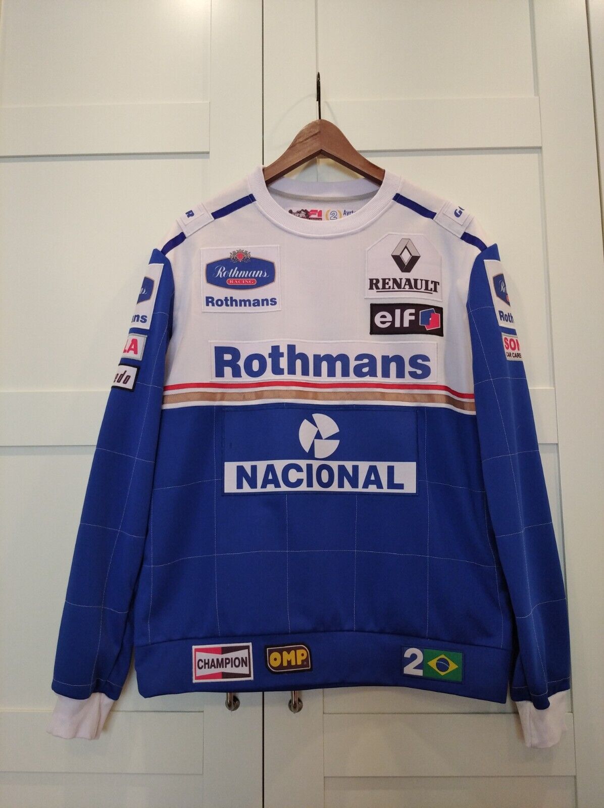 Rare Vintage 90s Marlboro World Championship Team Ayrton