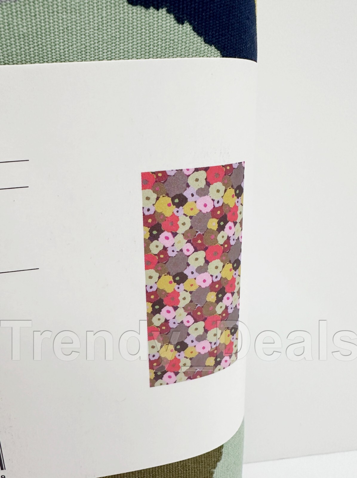 Ikea MURREVA Pre-cut Fabric Floral Multicolor for Cushions, Curtains 59x118"