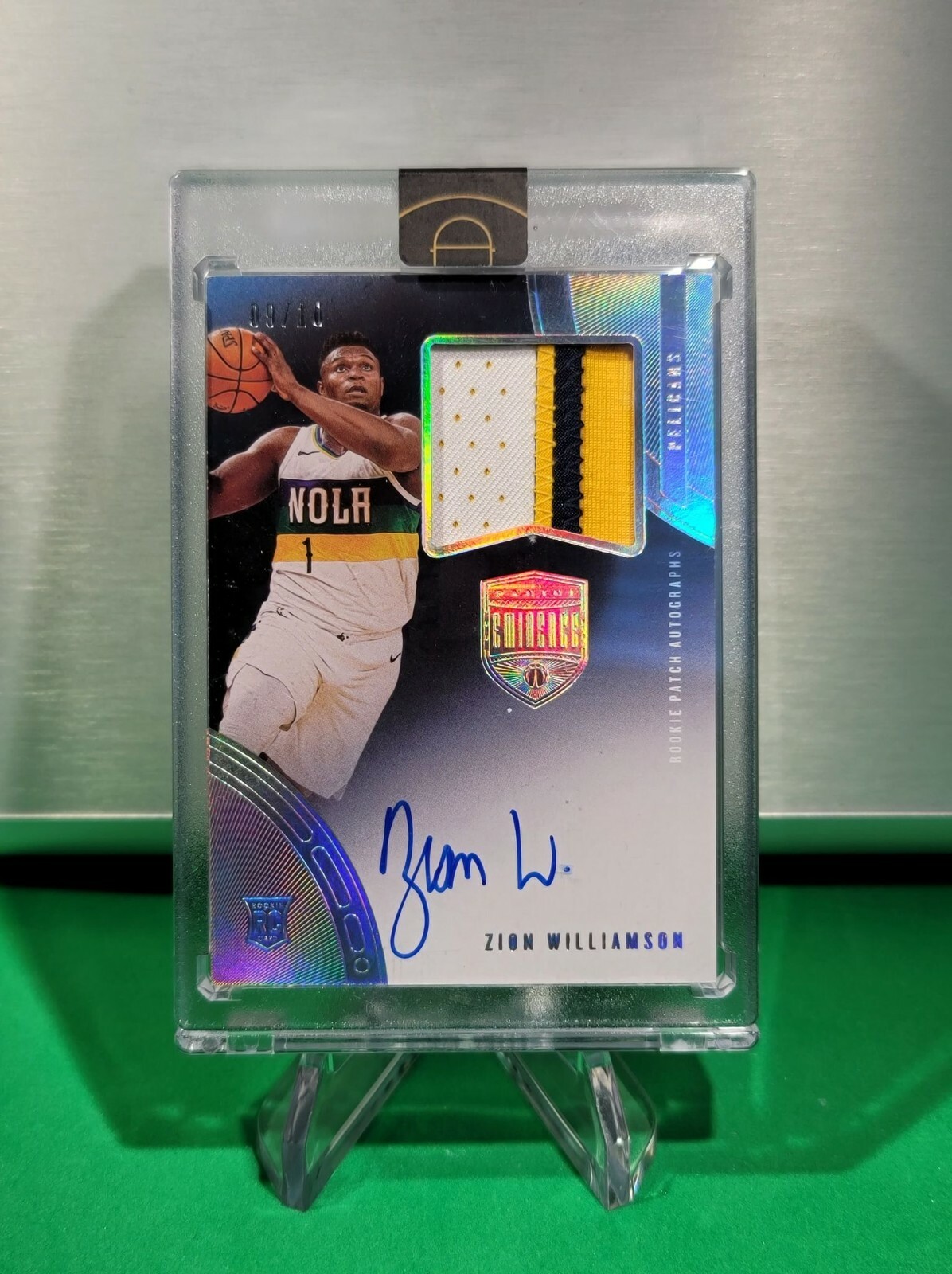 トランプ EPSON ORIGINAL CARDS 2019-20 Eminence Rookie Patch Autos TRUE RPA /10 Zion