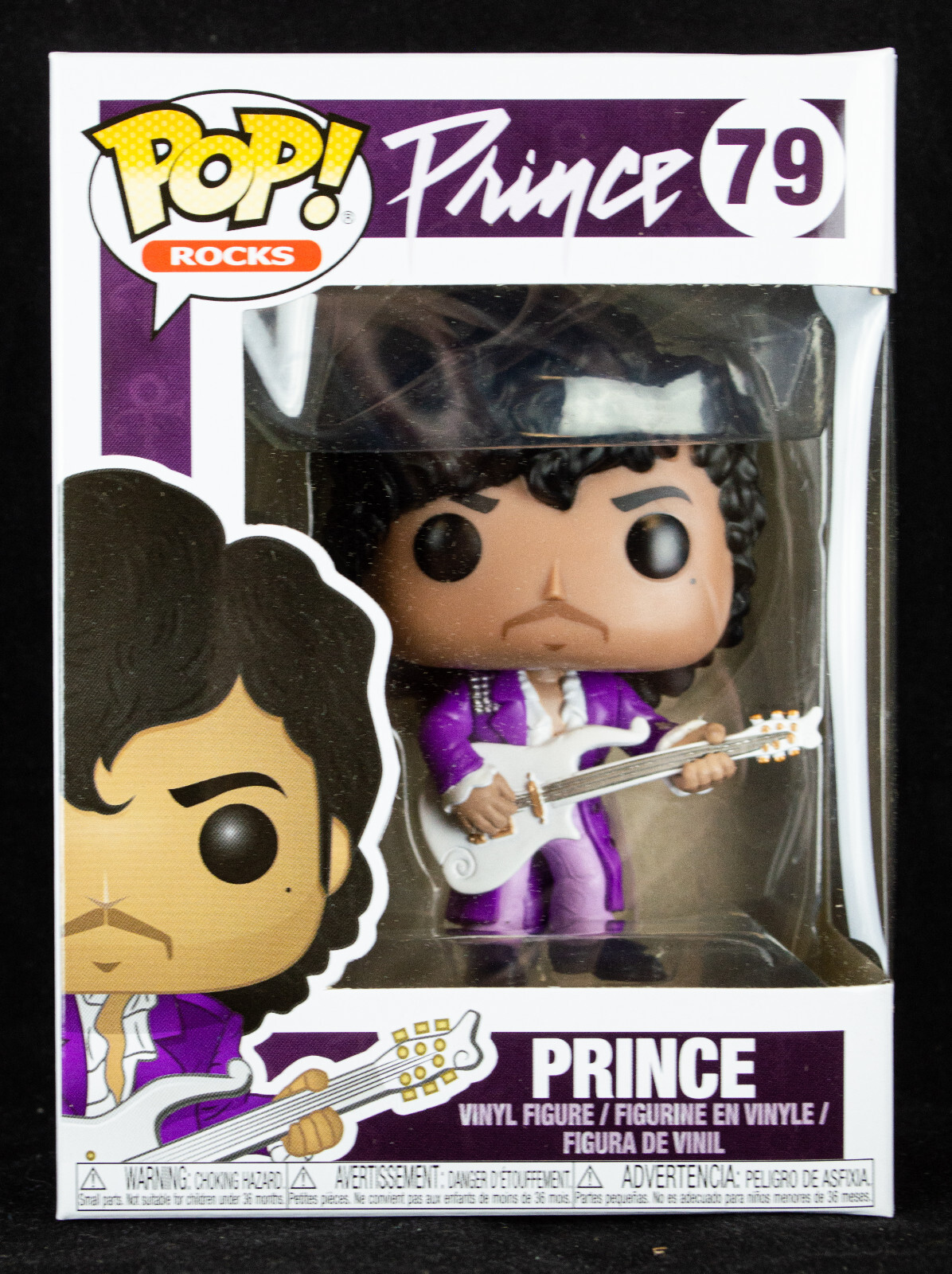 Funko Pop! Rocks Prince #79 w/ Protector Purple Rain When