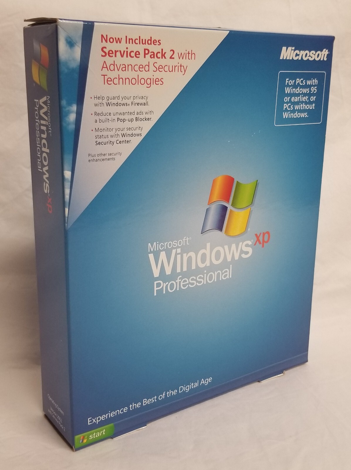 New Windows XP Professional Version 2002 Retail Big Box New Windows XP Professional Version 2002 Retail Big Box