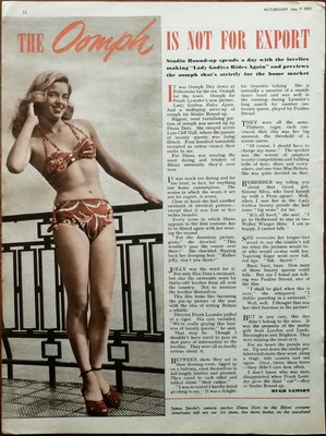 Lady Godiva Rides Again Diana Dors Vintage Film Article 1951のebay公認海外通販 セカイモン