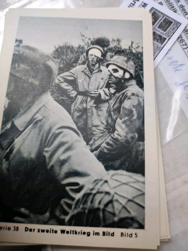 Ww2 Carte Photo Anzio Parachtistes Allemands 10 Par 7 Stalingrad Bis Nuremberg