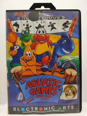 The Aquatic Games Starring James Pond Mega Drive Sega PAL  Con Manuale