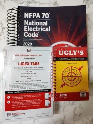 70 National Electrical Code NEC 2020 Spiral, Index Tab UGLY 2020 Electrical 