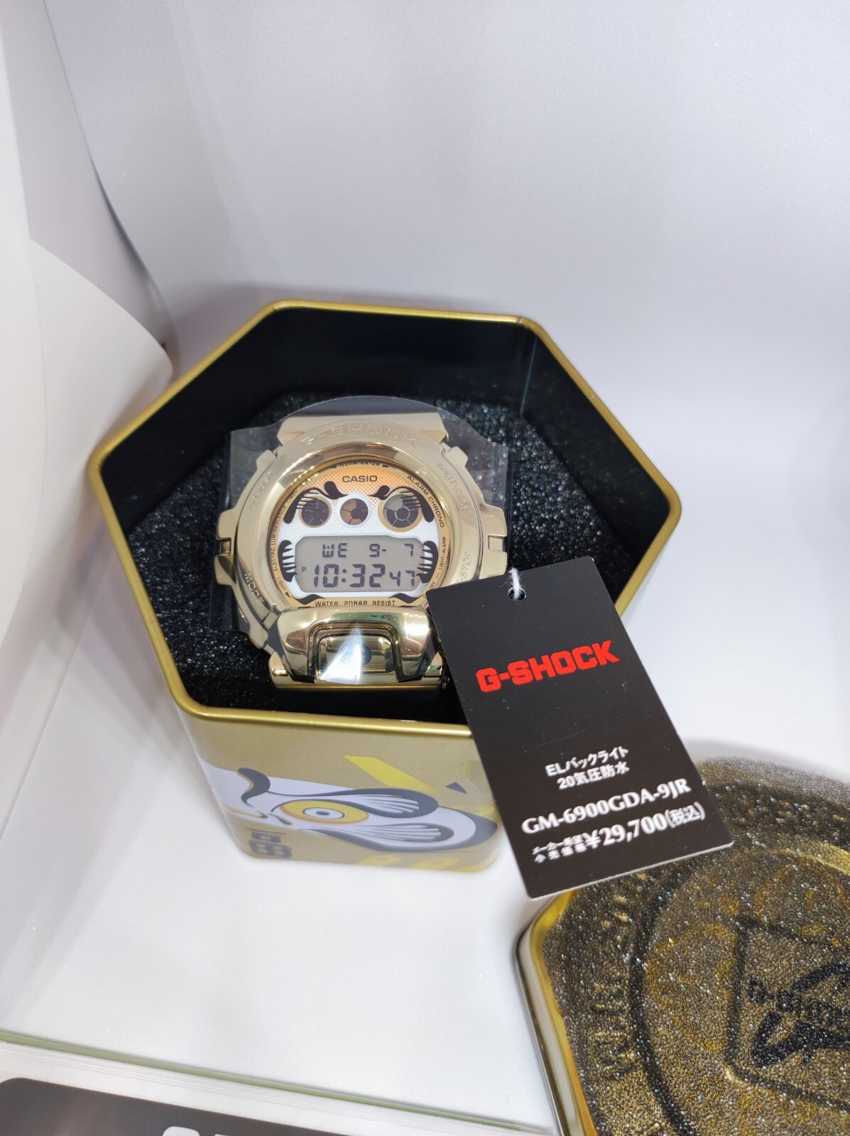 Pre-owned Casio G-shock Gm-6900gda-9jr Tough Watch Japan Domestic Version Daruma
