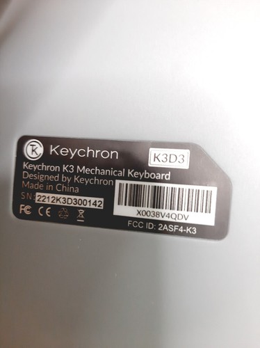 Keychron K3 Wireless Mechanical Slim Keyboard V2 RGB Backlight Brown Switch K3D3