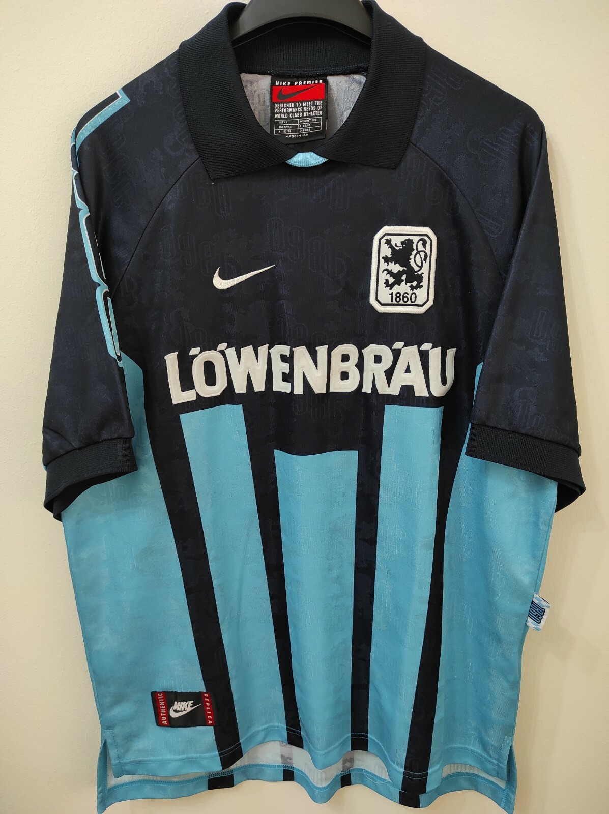 1860ミュンヘンNike Löwenbräu München '60 シャツ MUNICH 1860 1996-1997 away Lowenbrau camiseta shirt trikot