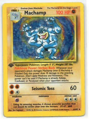 Machamp 8 102 Prices 7 00 35 000 00 Mavin