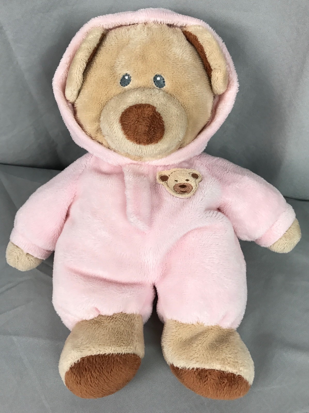 Ty Pluffies Pink Brown PJ Teddy Bear Pajama Baby Bear 2013 stuffed plush 10