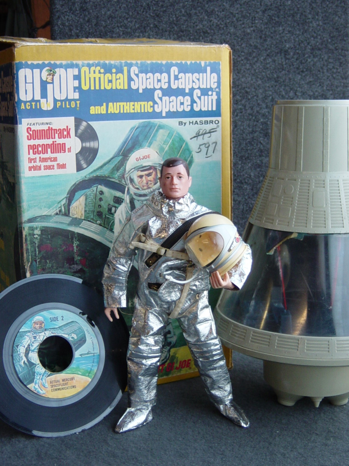 激レア　ヴィンテージG.I. Joeアストロノーツ 装備セット 70年代未開封 激レア ヴィンテージG.I. Joeアストロノーツ 装備セット 70年代
