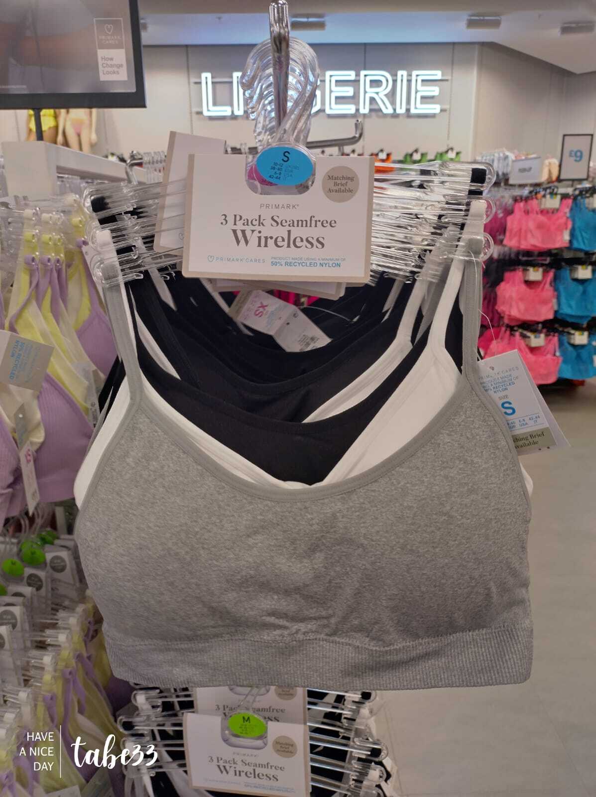 primark black bralette