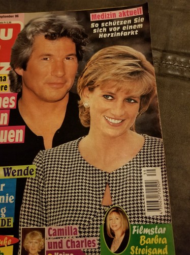 Princess Diana Article featured in Frau mit Herz SEPTEMBER  96 Magazine .. 39